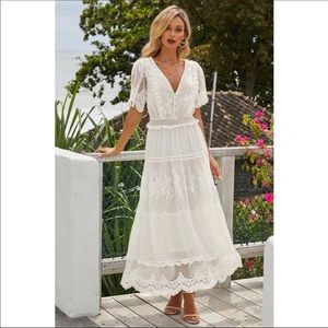 Luminous Dawn Boho Maxi Dress